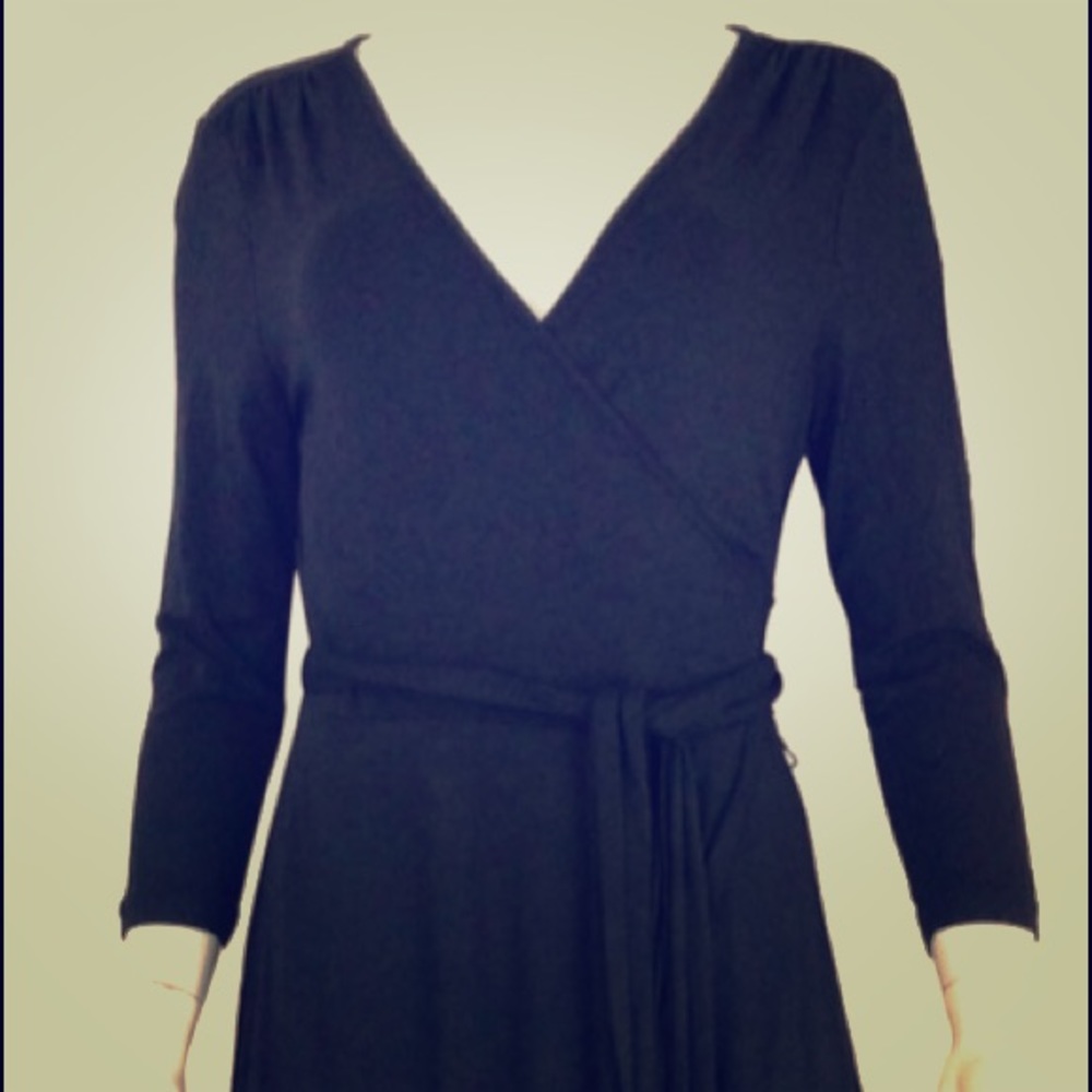 Banana Republic Black wrap dress